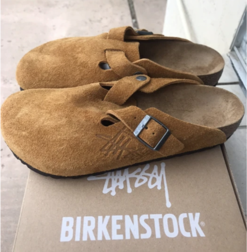 Birkenstock × Stussy BOSTON CLOG CARAMEL -2021