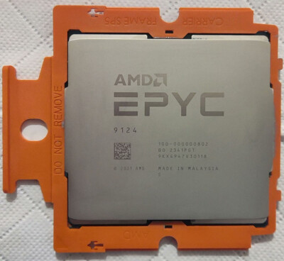 (Unlocked) AMD EPYC Genoa 9124 3.0GHz-3.60GHz 16core 32thread 200W CPU processor