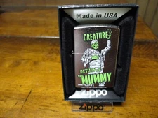 CREATURE RETURN OF THE MUMMY SKATEBOARD COMPANY ZIPPO LIGHTER MINT IN BOX