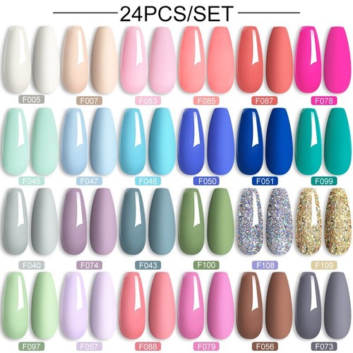 20/24PCS Smalto Gel Termico Set 3 Strati Temperatura Smalto Cambia Colore - Foto 10 di 90