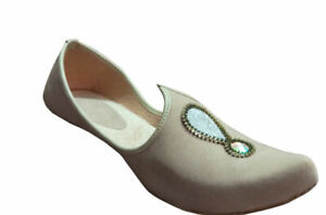 Details about   Indian Men Shoes Handmade Mojaries Wedding Khussa Groom Flip-Flops Flat US 6-12