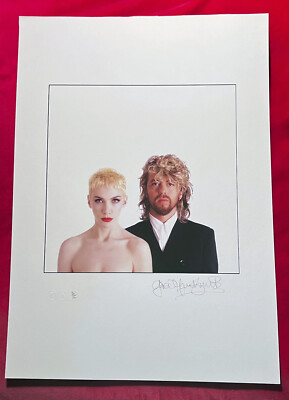 Ltd Ed signed print Eurythmics Gered Mankowitz Annie Lennox Dave Stewart 80s