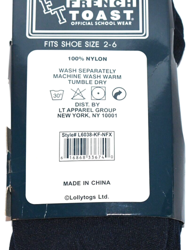 NIP French Toast Boy's Over The Calf Dress Socks Sock Size 8-9.5 Shoe Size 2-6 - Picture 8 of 13