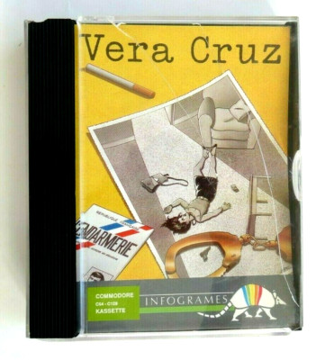 Commodore C 64 128 Vera Cruz Software KASSETTE Spiel von 1986 vintage selten