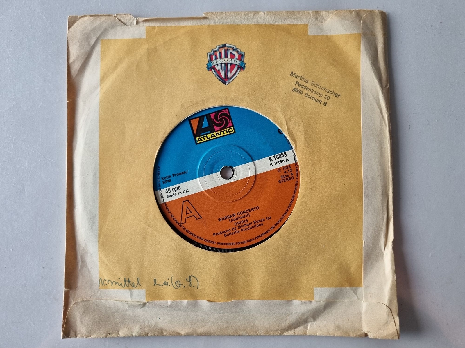 Osiris - Warsaw Concerto 7'' Vinyl UK
