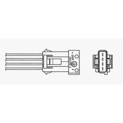 NTK Lambdasonde Regelsonde für Citroën Berlingo Kasten 1.4i 1.4 VTS 1.1