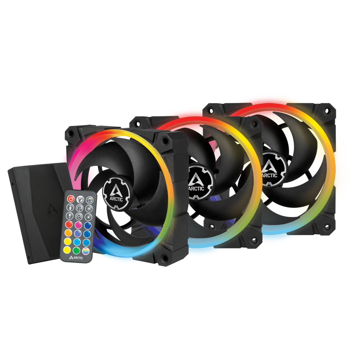 ARCTIC BioniX 120 A-RGB 120mm 3個セット 3-Pack Arctic Bionix P120 A-RGB Bundle 120mm Fan MINIMUM