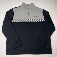 Harley Davidson Sweatshirt Sweater Pullover Mens XL Slim Quarter Zip Finish Line