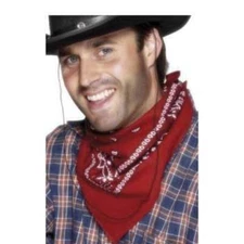 Red Cowboy Bandana