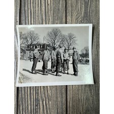 Vintage WWII Soldier Group Photo