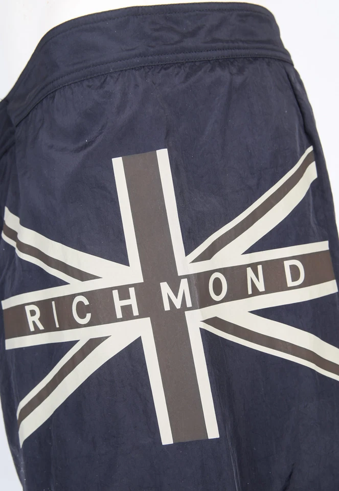 JOHN RICHMOND costume uomo firmato boxer mare con stampa bandiera - Immagine 3 di 3
