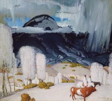 Spring Rains : 1924 : Victor Higgins : Archival Art Print