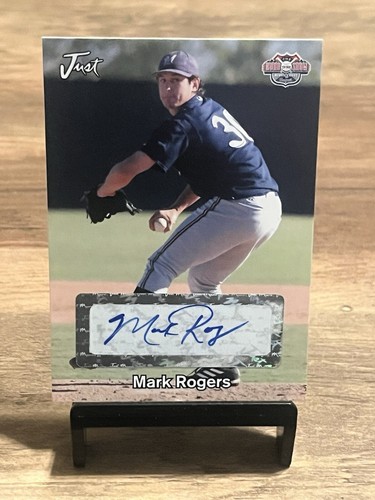 2005 Just Minors Road To The Show 16 Mark Rogers Autograph /50 - Picture 2 of 3
