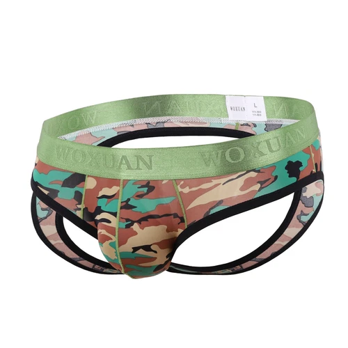 Herren Sexy Jock Strap Atmungsaktiv Unterwäsche Rückenfrei Beutel Slip Unterhose Tanga - Bild 12 von 21
