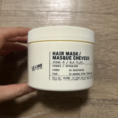 Le Labo Hinoki/Spirulina Hair Mask ~250ml/8.5 Fl.Oz~ New Without Box