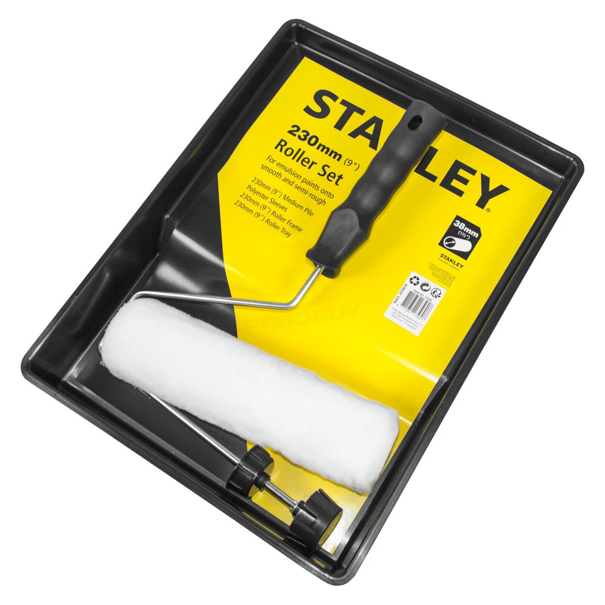 Stanley Paint Roller and Tray Set 230mm 9