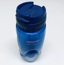 Transparent Travel Water Bottle & Soft Drinks Mug Cup with Volume Scale, Durable