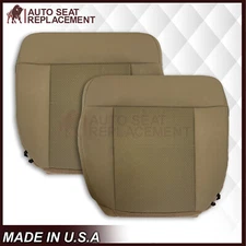 2004 2005 2006 For Ford F150 XLT Bottom Cloth Replacement Seat Cover Tan Fabric
