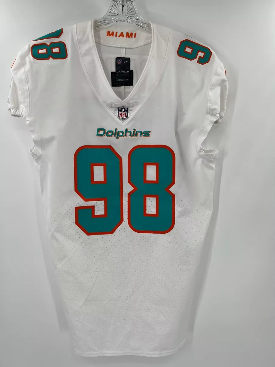 Nike Miami Dolphins No98 Raekwon Davis Orange Green Youth Stitched NFL Limited Rush Jersey