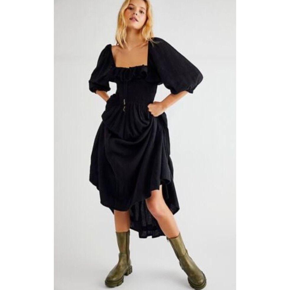 brown ruched midi dress Girl In Mind Dove Ruched Detail Midi Brown Floral Dress – Love My Apparel