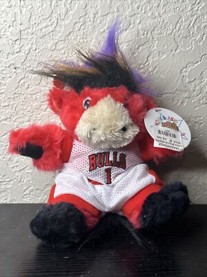 Noah's Ark Animal Workshop NBA Chicago Bulls Benny the Bull Mascot 6  Plush