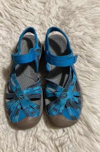 KEEN Women's Rose Sandal - Sea Moss/tie Dye - Size 6 - Picture 8 of 10