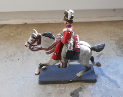 1 militärische Zinnfigur, vollplastisch,  Dragoner Scots Greys, DEA by Cassandra