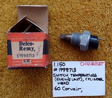 1960 Chevrolet Corvair Engine Cylinder Head Temperature Unit Nos 1998713