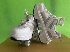 sneakers roller skates, Size 5.5, color purple-white, Made In China