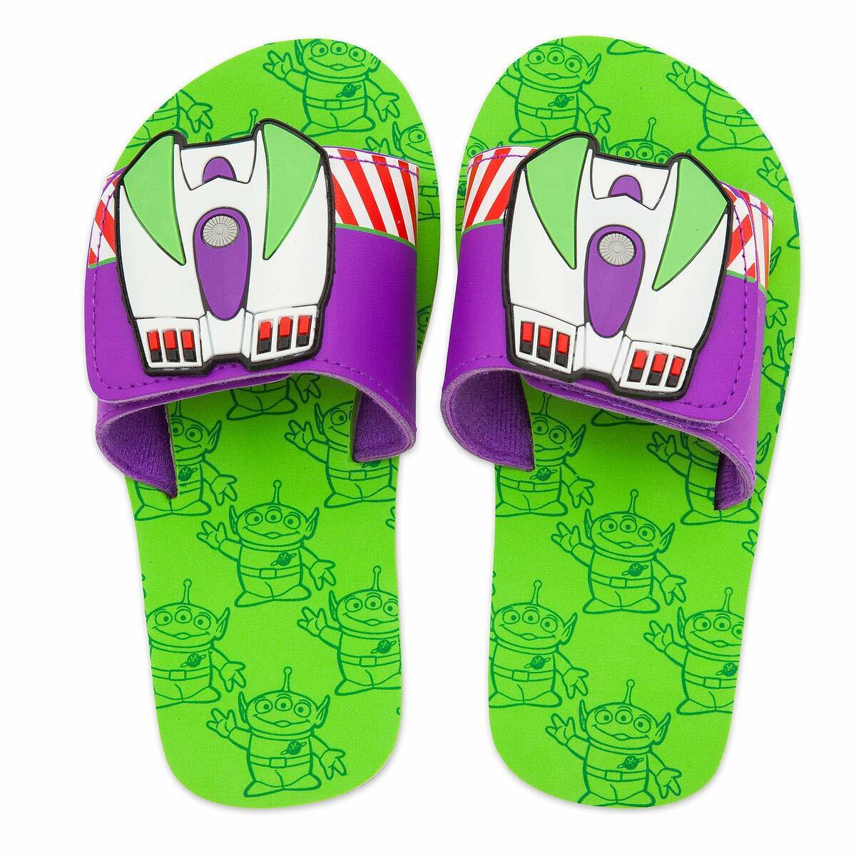 Disney Store Toy Story Buzz Lightyear Flip Flops Sandals Shoe Boy