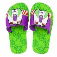 Disney Store Toy Story Buzz Lightyear Flip Flops Sandal Shoe Boy 7/8 9/10 11/12
