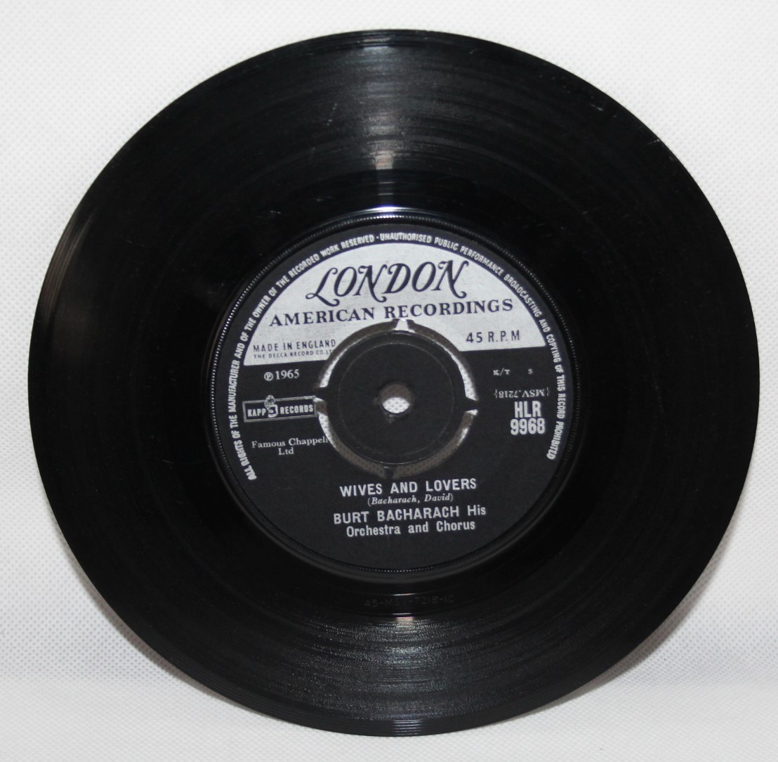 7" Single Burt Bacharach Trains and Boats and Planes London HLR9968 1965 eBay