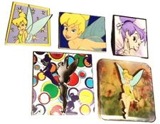 Disney's Tinker Bell,  (5) Square Tink Pins