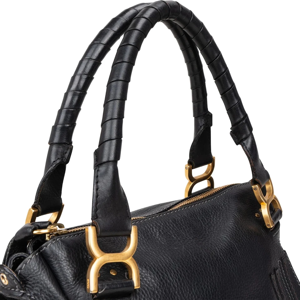 Chloé Grained Calfskin Leather Medium Marcie Satchel Handbag Tasche - Bild 3 von 4