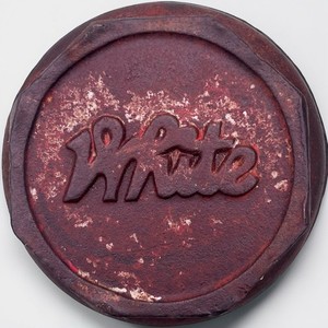 Vintage Antique Auto White Motor Trucking Grease Cap Hub Dust Cover Car Truck