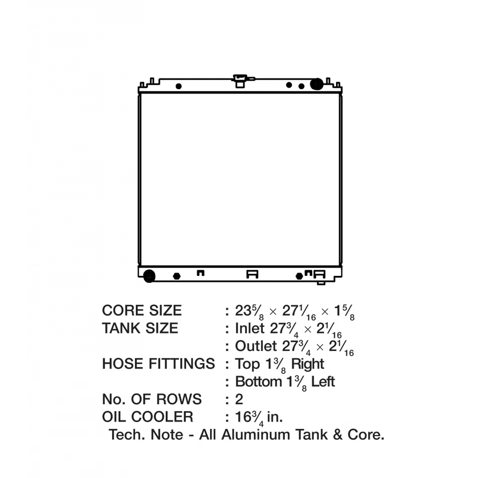 CSF For Nissan Frontier 2005-2010 Radiator Foto 2 de 4