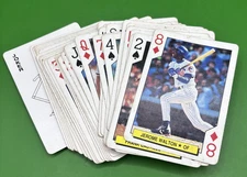 1991 Lot of 44 Chicago Cubs Playing Cards from The U.S. Playing Card Co.