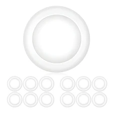 PARMIDA (12 Pack) 5/6” Dimmable LED Disk Light Flush Mount Recessed Retrofit