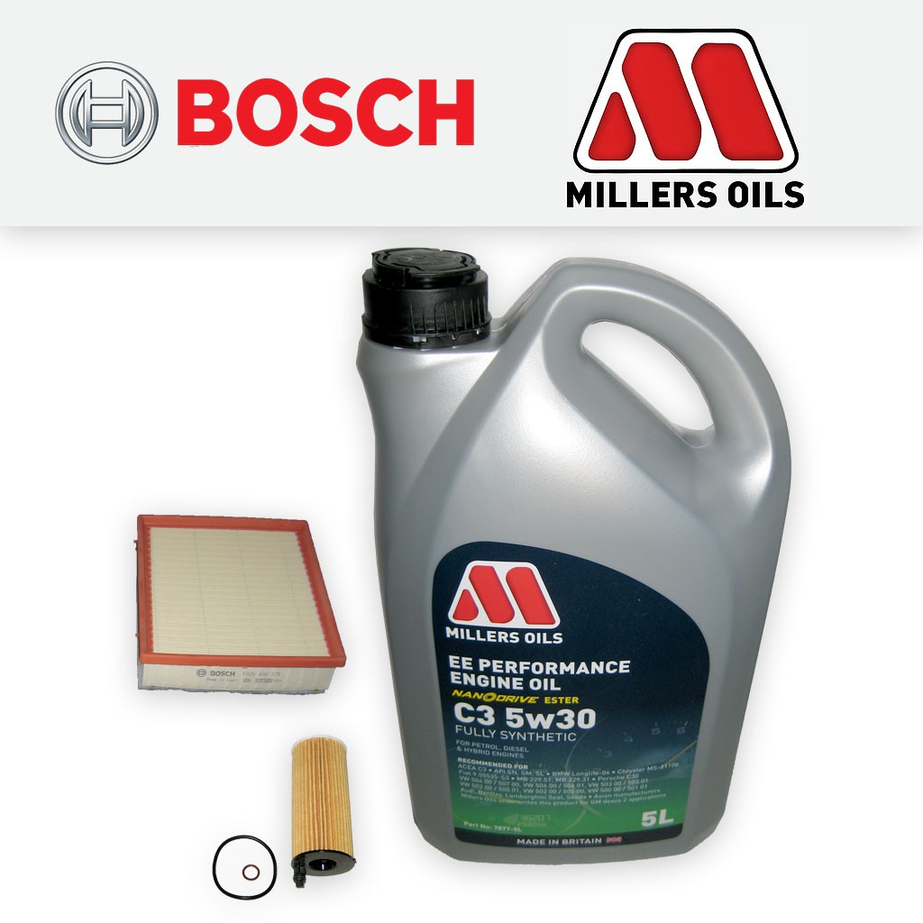 SERVICE KIT for BMW 2 SERIES F22 F23 225D B47 OIL AIR FILTERS +OIL (2015-2019)