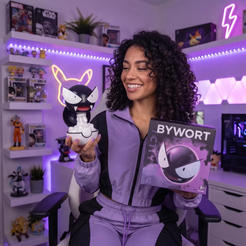 Gastly Pokemon LED Humidifier USB Cool Mist Night