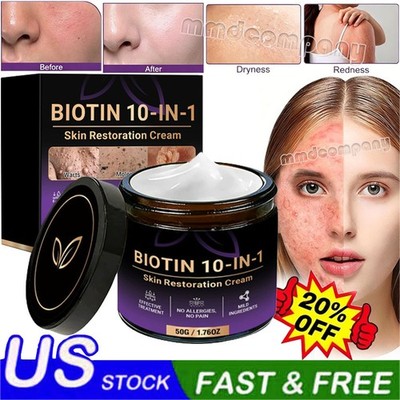 Biotin 10-in-1 Skin Restoration Cream, 2026 Professional Skin Treatment Cream ~