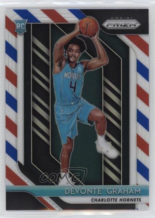 2018-19 Panini Prizm Red White & Blue Prizm Devonte' Graham #288 12g7