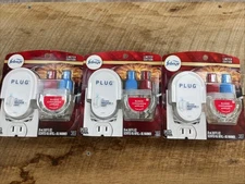 3x Febreze Limited Edition Plug In Oil Warmer and Refill - Baked Cinnamon Apples