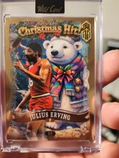 Wild Card Holiday Hits Christmas Hit TRUE 1/1 Julius Erving “Dr. J” 