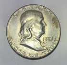 1952 P Silver Benjamin Franklin Half Dollar