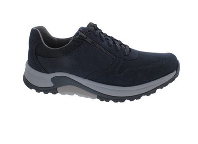 Rollingsoft sneaker 8000.14.21, oil nubuck leather with mesh, midnight dark blue,