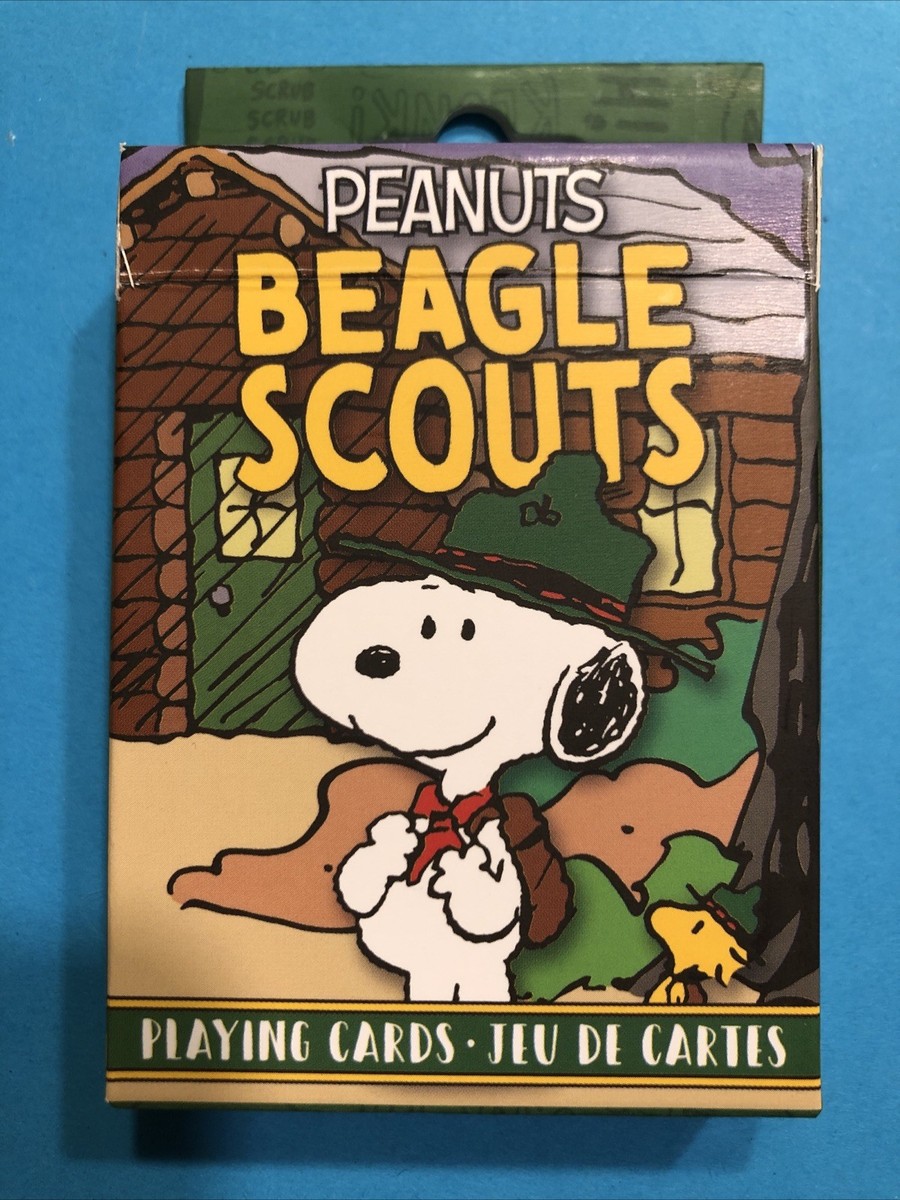 PEANUTS SNOOPY BEAGLE SCOUTS PLAYING CARDS - New | eBay