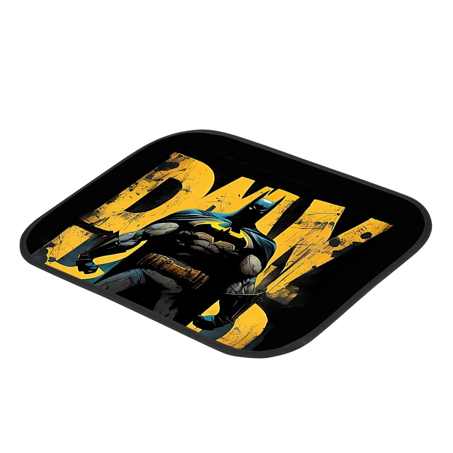 Batman Car Floor Mats - DC Comics Dark Knight Auto Accessories for Superhero Fans