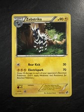 Pokémon TCG Zebstrika Black White 43/114 Regular Rare NM