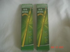 LOT 2 NEW BOXES of 12 2017 DIXON TICONDEROGA 2 HB SOFT PENCILS Made Mexico